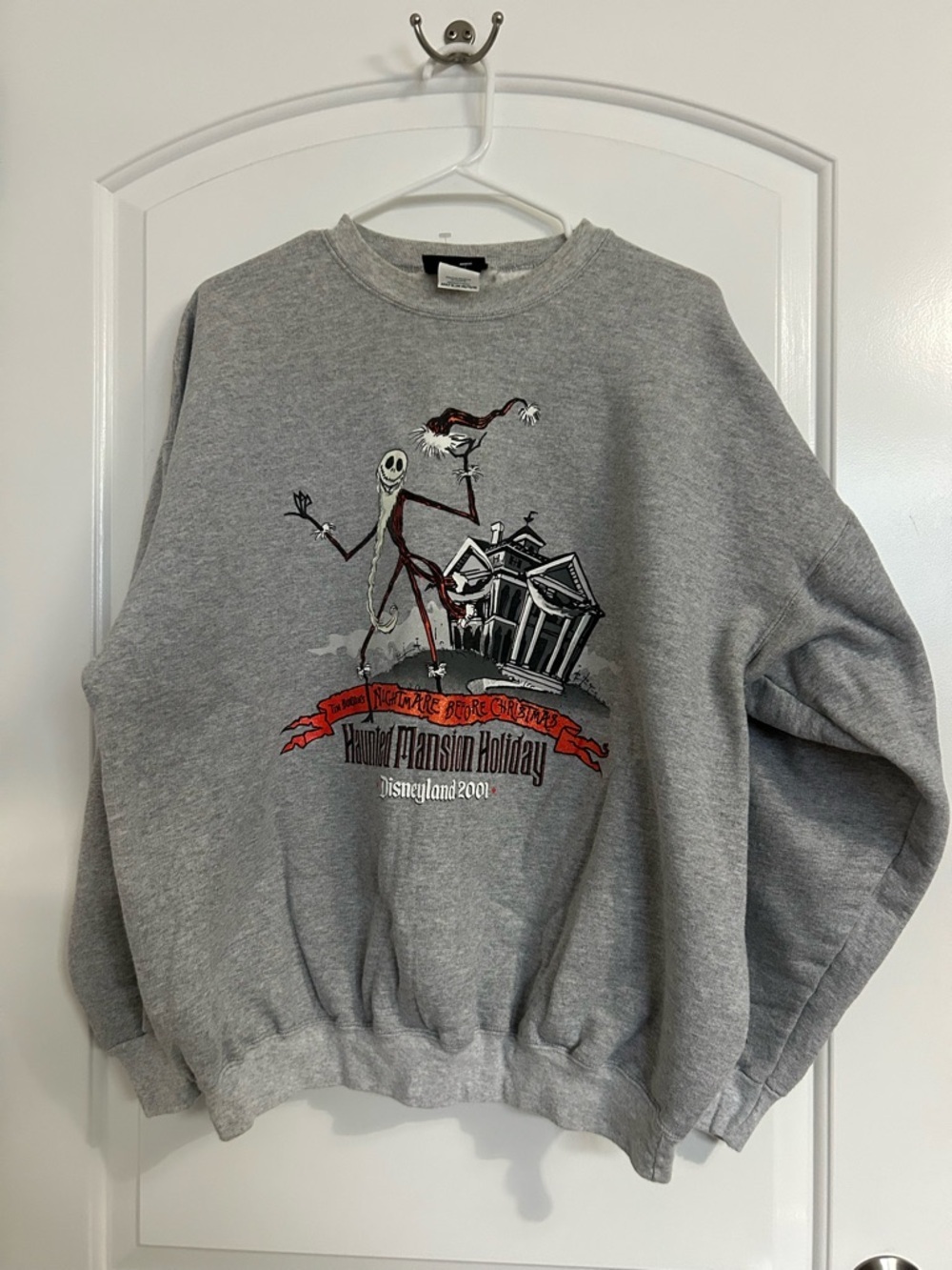 Vintage y2k Nightmare Before Christmas Haunted Mansion Disney Holiday Sweater